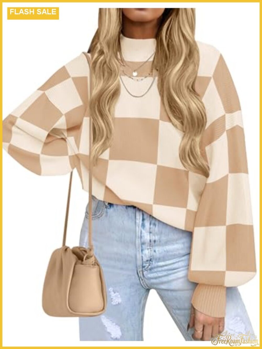 Oversized Turtleneck Sweater Ribbed Knit Pullover Batwing Sleeve